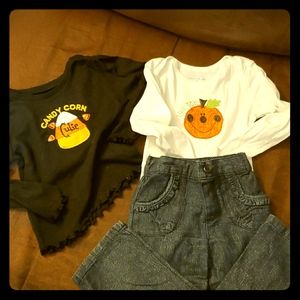 Girl's Halloween Applique Bundle  - 18m
